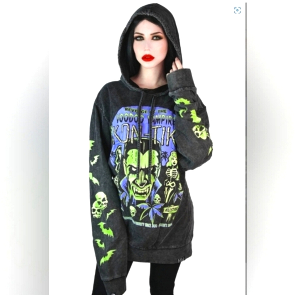 NWT KILLSTAR Voodoo Hoodie XS Pullover Voodoo Creature